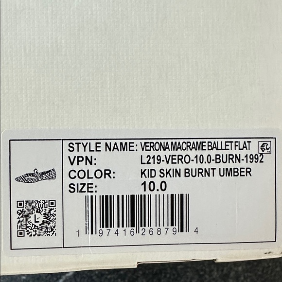 NEW IN BOX | Larroudé Verona New Macrame Ballet Flat | size 10 - Picture 7 of 14